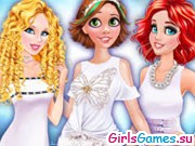 Игра Принцессы в белых платьях